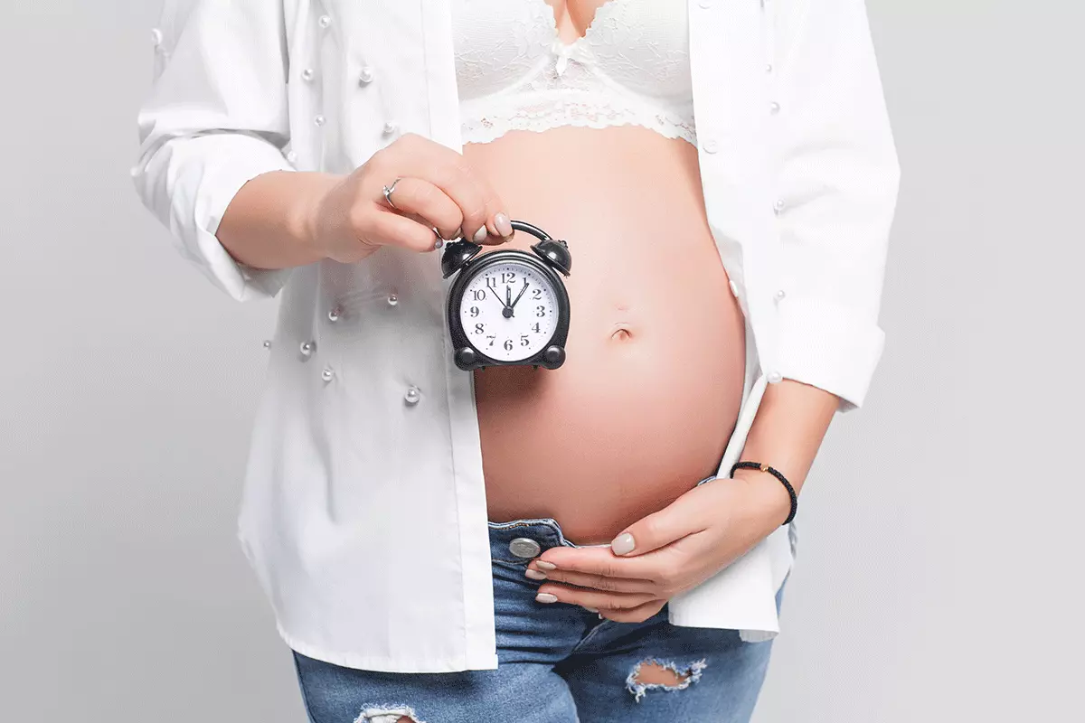 Boton para noticias de salud durante el embarazo
